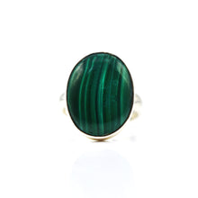Load image into Gallery viewer, Malachite Ring 925 Silver
