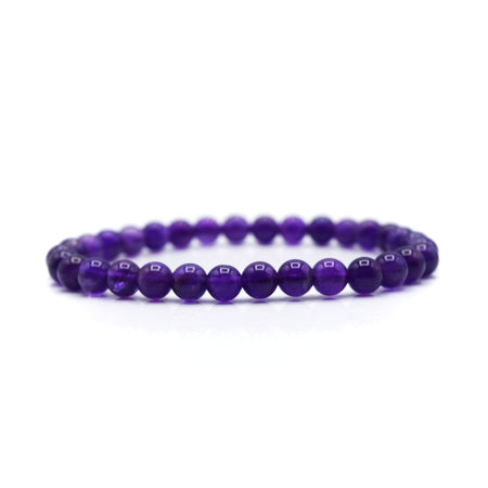 Dark Amethyst Beaded bracelet