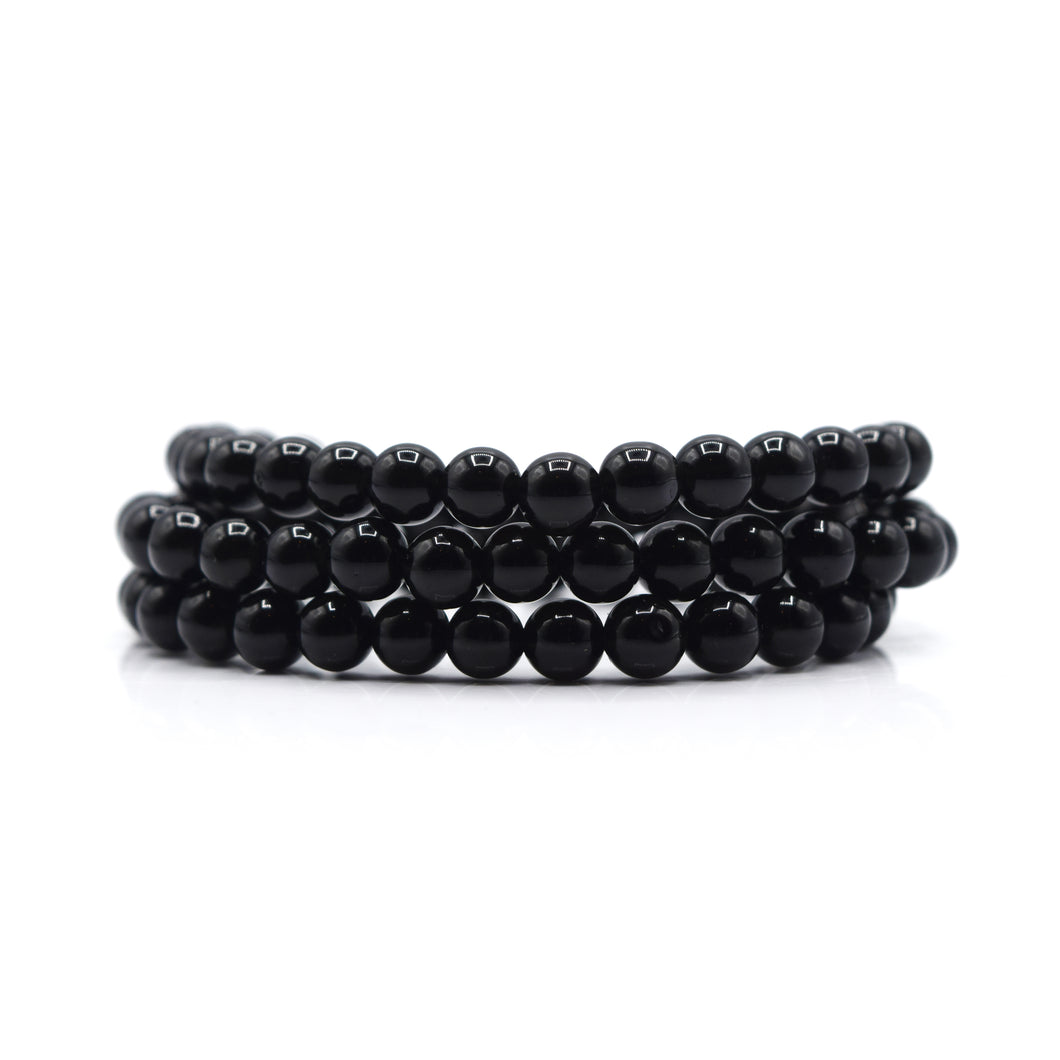 Black Obsidian Beaded bracelet