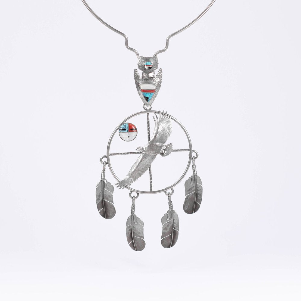 Zuni, Eagle Necklace