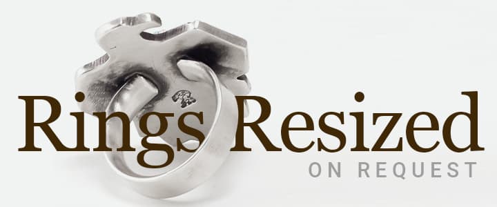Rings resized on request