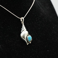 Load image into Gallery viewer, Larimar Shell Pendant
