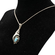 Load image into Gallery viewer, Larimar Shell Pendant
