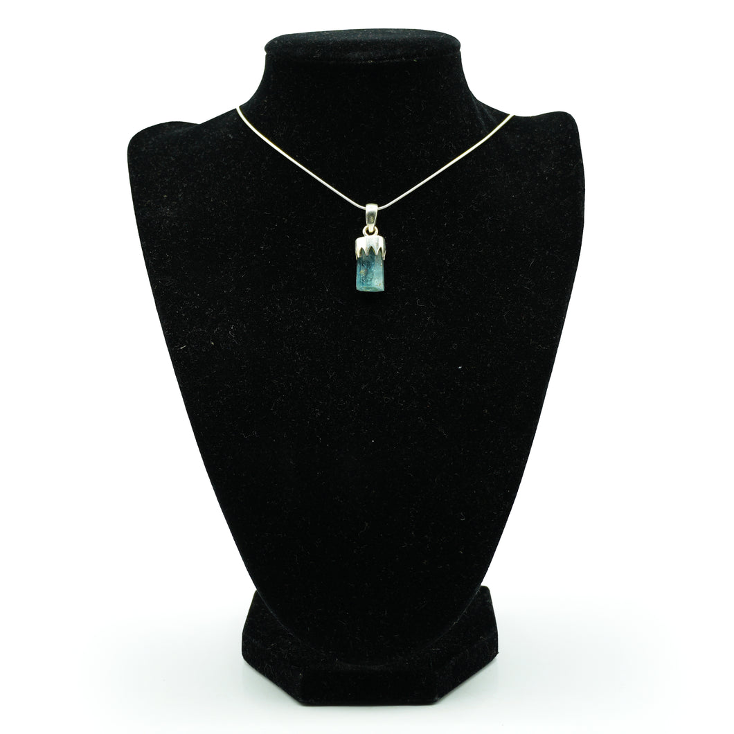 Aquamarine Pendant 925 Silver