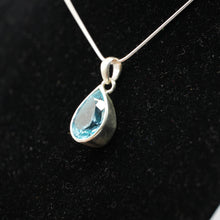 Load image into Gallery viewer, Aquamarine Pendant  925 Silver
