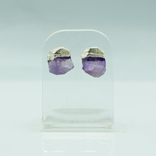Load image into Gallery viewer, Amethyst earrings 925 Silver
