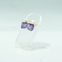 Load image into Gallery viewer, Amethyst earrings 925 Silver
