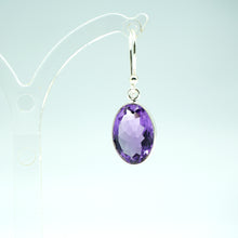 Load image into Gallery viewer, Amethyst earrings 925 Silver
