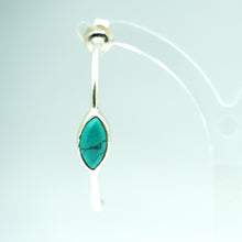 Load image into Gallery viewer, Turquoise earrings 925 Silver
