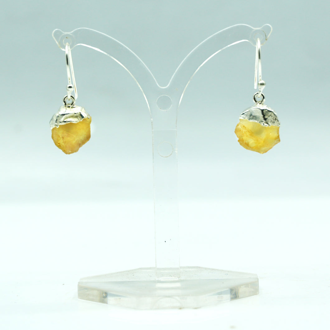 Citrine earrings 925 Silver