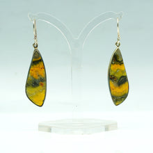 Load image into Gallery viewer, Bumblebee Jasper earrings 925 Silver
