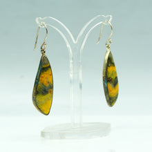 Load image into Gallery viewer, Bumblebee Jasper earrings 925 Silver
