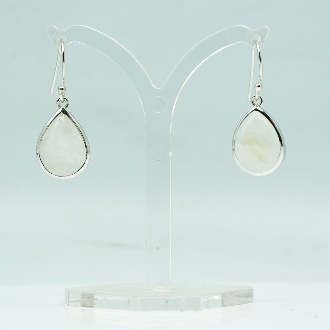 Moonstone earrings 925 Silver