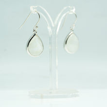 Load image into Gallery viewer, Moonstone earrings 925 Silver
