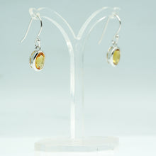 Load image into Gallery viewer, Citrine earrings 925 Silver
