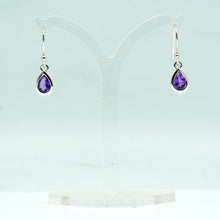 Load image into Gallery viewer, Amethyst earrings 925 Silver
