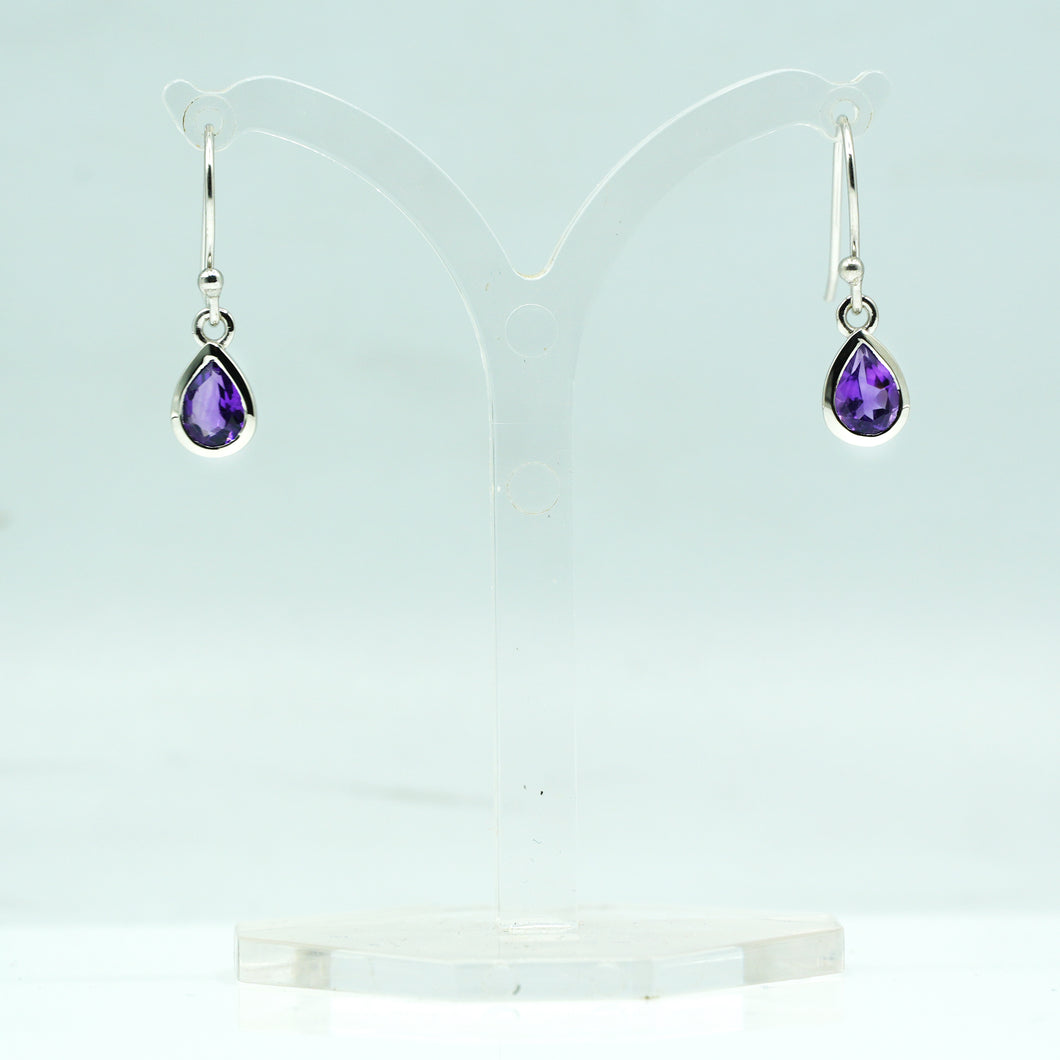 Amethyst earrings 925 Silver