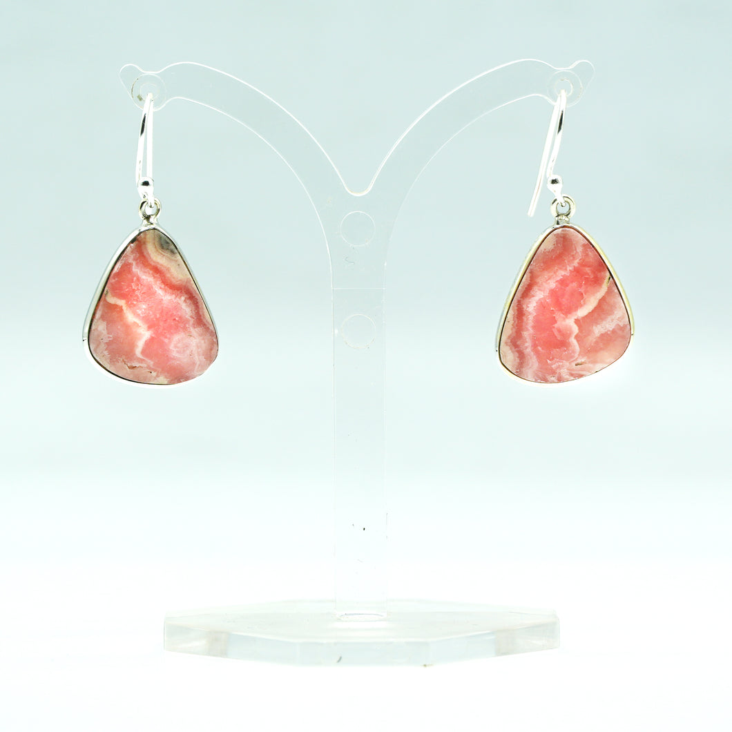 Rodochrosite Earrings 925 silver