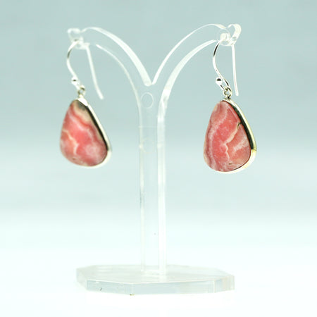 Rodochrosite Earrings 925 silver