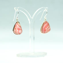 Load image into Gallery viewer, Rodochrosite Earrings 925 silver
