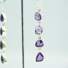 Load image into Gallery viewer, Amethyst Earrings 925 Silver
