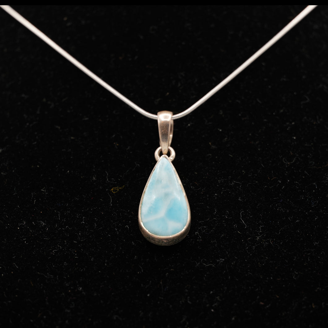 Larimar Pendant in 925 Silver