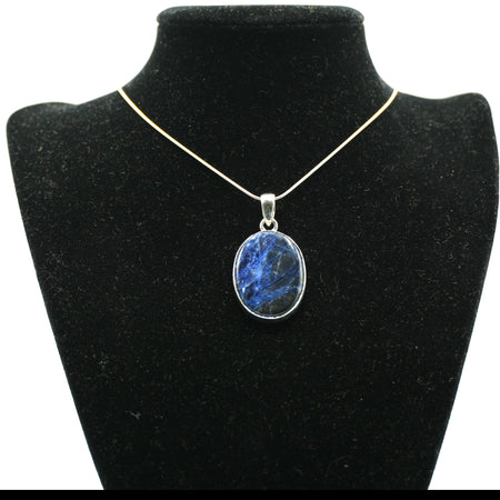 Sodalite Pendant in 925 Silver