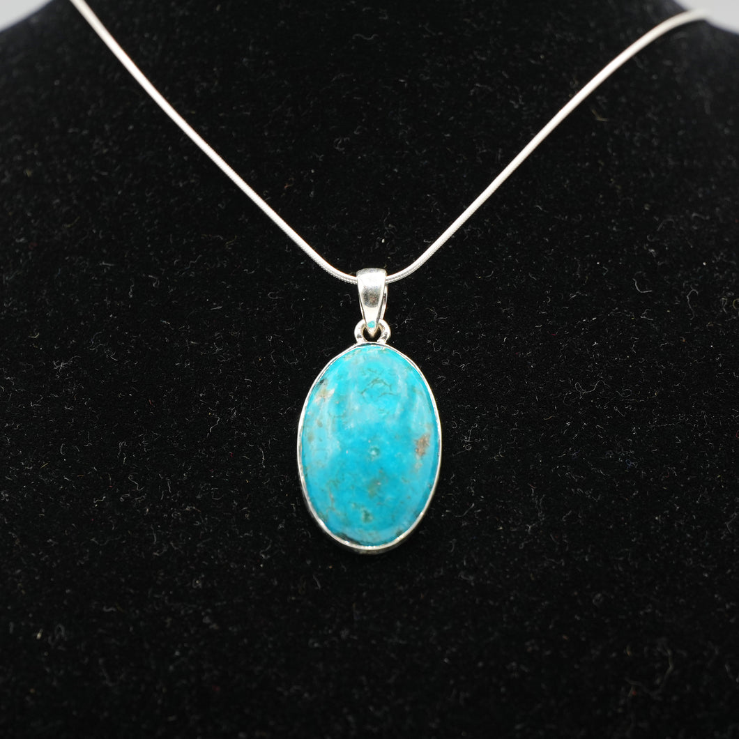 Turquoise Pendant 925 Silver