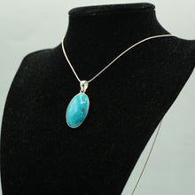 Load image into Gallery viewer, Turquoise Pendant 925 Silver

