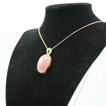 Load image into Gallery viewer, Rose Quartz Pendant 925 Silver
