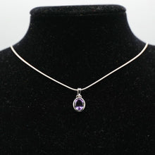 Load image into Gallery viewer, Amethyst Pendant 925 Silver
