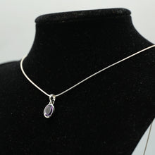 Load image into Gallery viewer, Amethyst Pendant 925 Silver
