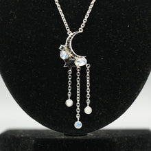 Load image into Gallery viewer, Moonstone Necklace 925 Silver
