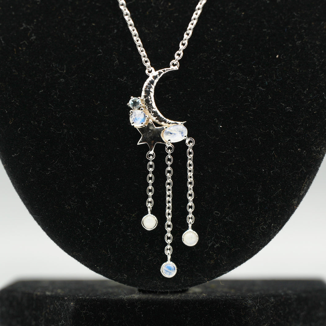 Moonstone Necklace 925 Silver