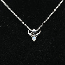 Load image into Gallery viewer, Moonstone Necklace 925 Silver
