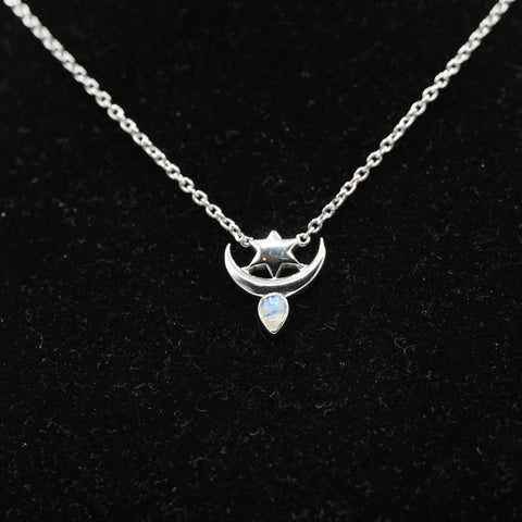 Moonstone Necklace 925 Silver