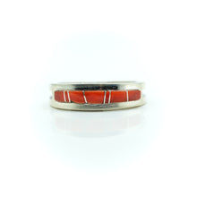 Load image into Gallery viewer, Zuni, Sterling Silver Mosaic Inlay Rings in multiple stone options
