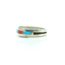 Load image into Gallery viewer, Zuni, Sterling Silver Mosaic Inlay Rings in multiple stone options
