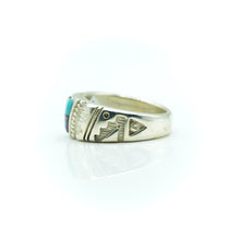 Load image into Gallery viewer, Zuni Mosaic Inlay in sterling silver.
