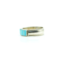 Load image into Gallery viewer, Zuni Channel Inlay Ring in Sterling Silver
