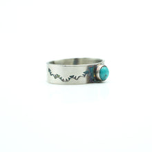 Load image into Gallery viewer, Zuni Turquoise ring in Sterling Silver
