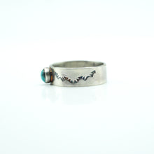 Load image into Gallery viewer, Zuni Turquoise ring in Sterling Silver
