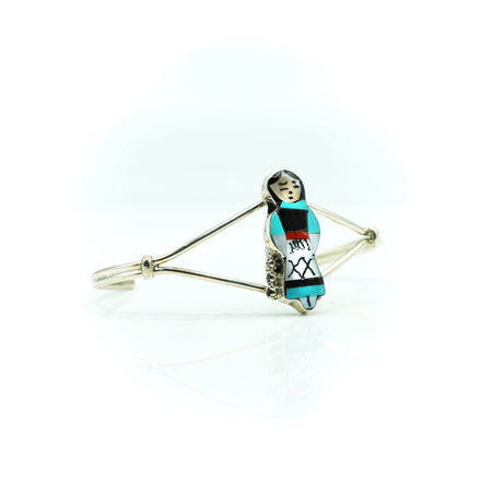 Zuni Multi-Stone Maiden Bracelet in Sterling Silver