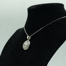 Load image into Gallery viewer, Zuni Sterling Silver Man in the Maze Pendant
