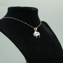 Load image into Gallery viewer, Zuni Buffalo Pendant in Sterling Silver

