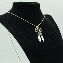 Load image into Gallery viewer, Zuni Dreamcatcher Pendant in Sterling Silver
