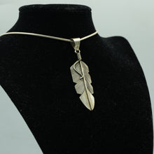 Load image into Gallery viewer, Zuni Sterling Silver Feather Pendant

