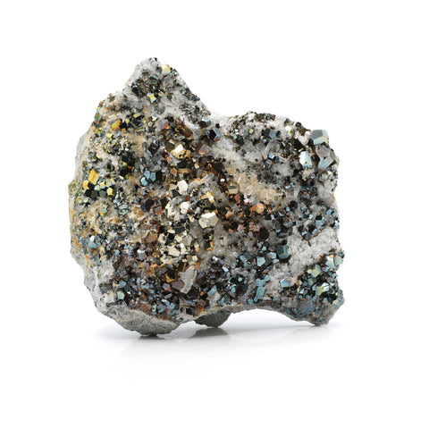 Pyrite and Clear Quartz