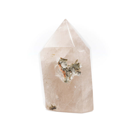 Amethyst and rutile quartz Tower
