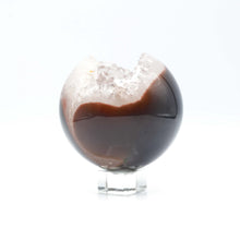 Load image into Gallery viewer, Brown Agate Geode Sphere
